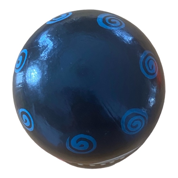 Vintage hand painted handmade wooden Owl Nesting Dolls - Picture 13 of 16